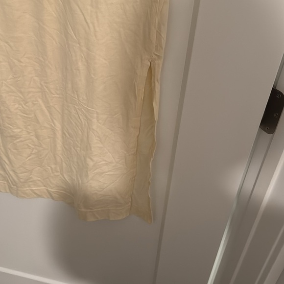 NWOT Free People Beach Drew Tee Midi Dress in Seed Pearl - Picture 5 of 6